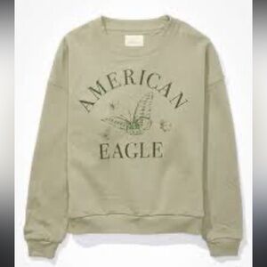 American Eagle Outfitters Butterfly Crewneck